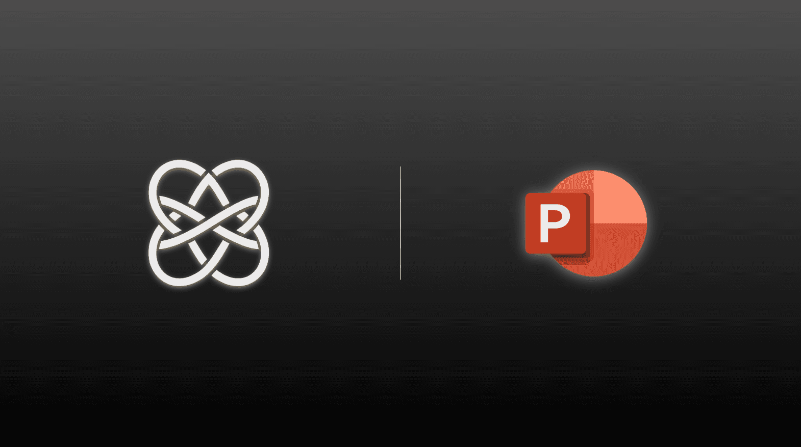 Emblem for PowerPoint — task pane open in PowerPoint, the AI drafting a slide and inserting a source-cited chart from deal documents
